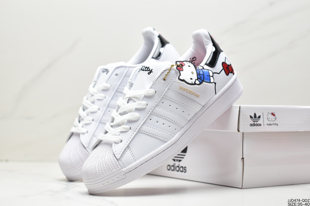 MLTJU Adidas Clover Originals Superstar Classic Shell Head Series Low Help GW7168