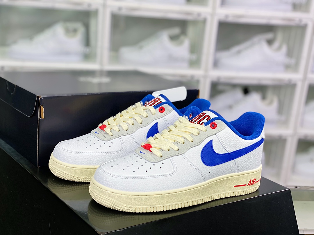 200 Air Force 1'07 Low”Command Force”空军一号“皮革白灰红蓝氧化底”DR0148-100