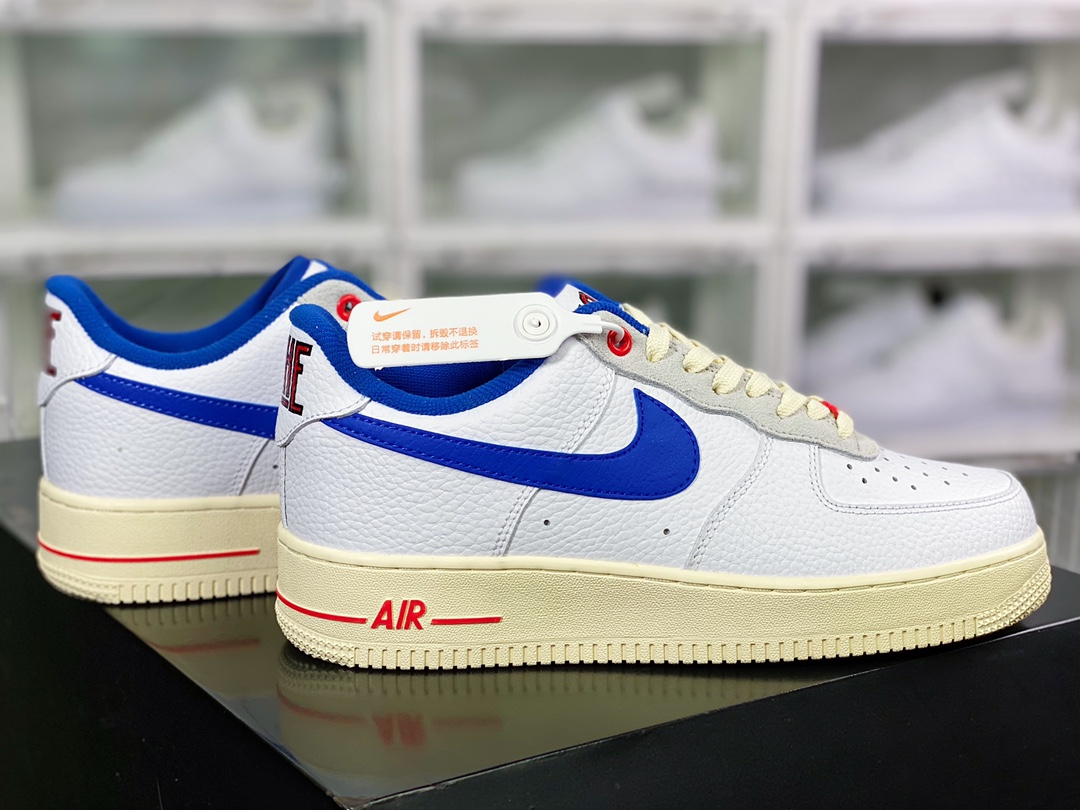 200 Air Force 1'07 Low”Command Force”空军一号“皮革白灰红蓝氧化底”DR0148-100