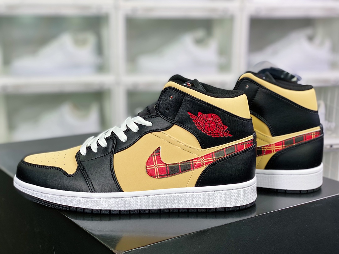 240 Air Jordan Retro 1 Mid SE”Wear Away White Black Orange”AJ1乔丹一代低帮篮球鞋DZ5329-001