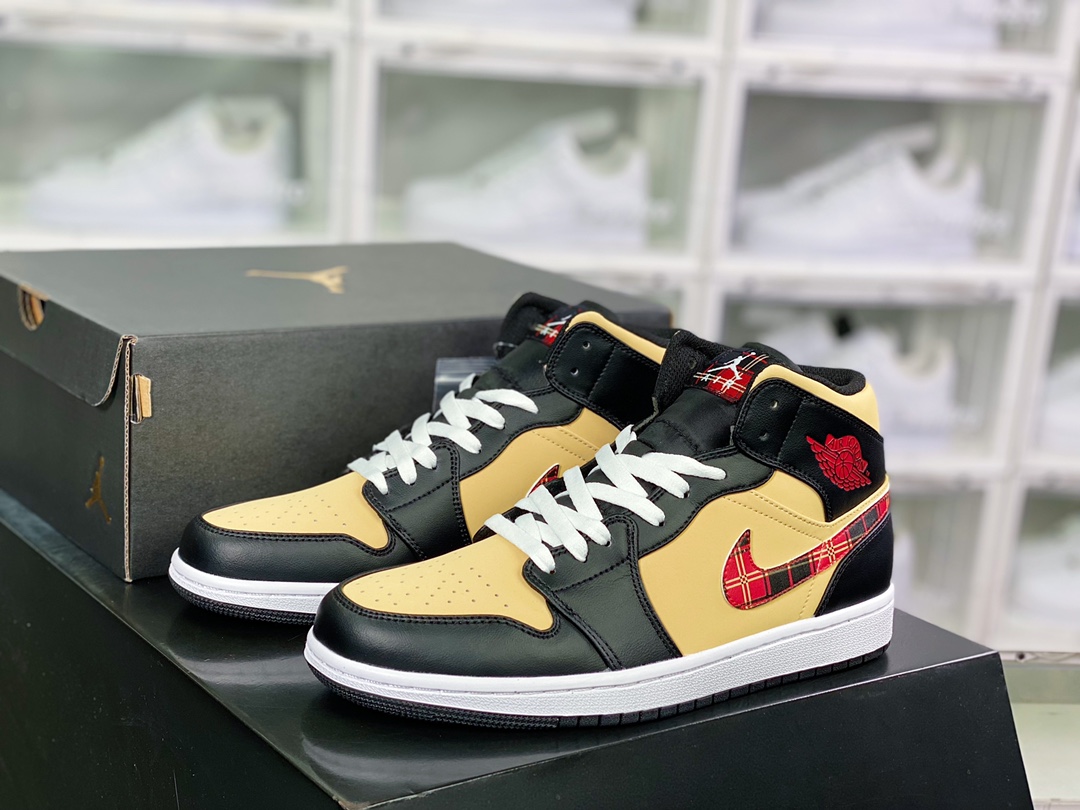 240 Air Jordan Retro 1 Mid SE”Wear Away White Black Orange”AJ1乔丹一代低帮篮球鞋DZ5329-001