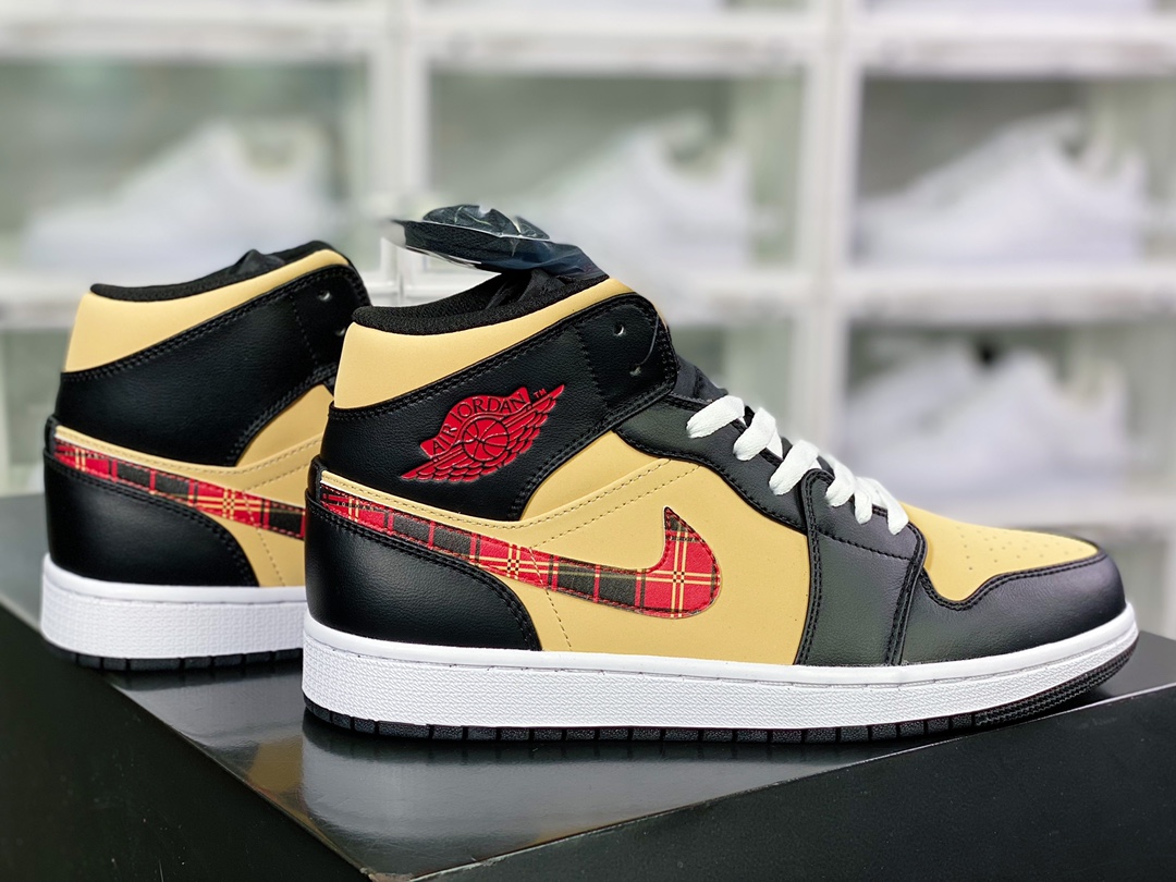240 Air Jordan Retro 1 Mid SE”Wear Away White Black Orange”AJ1乔丹一代低帮篮球鞋DZ5329-001