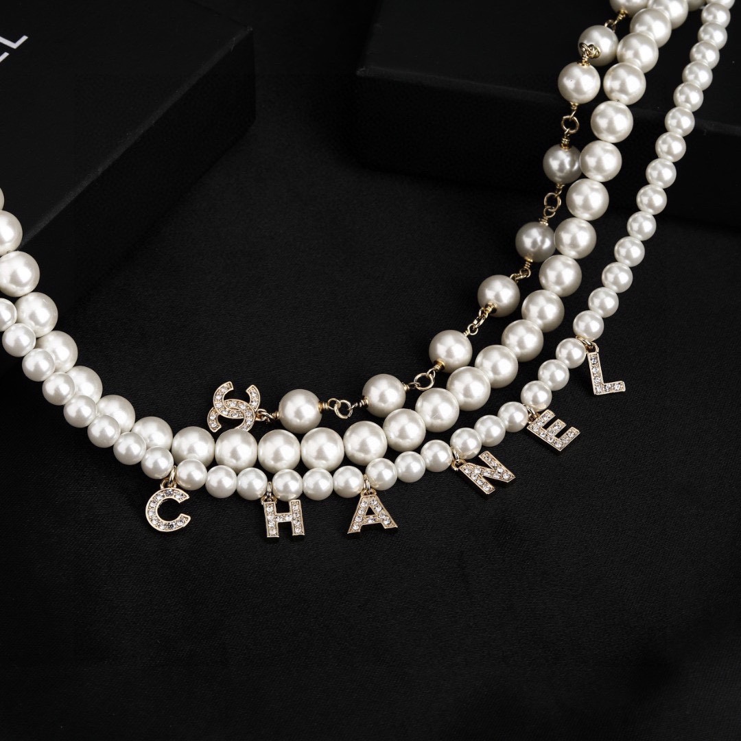 CHANEL ®  香奈儿 双层珍珠腰链 原版材质专柜同步新款选几款心仪的首饰来点缀美美的你💓 [色]超