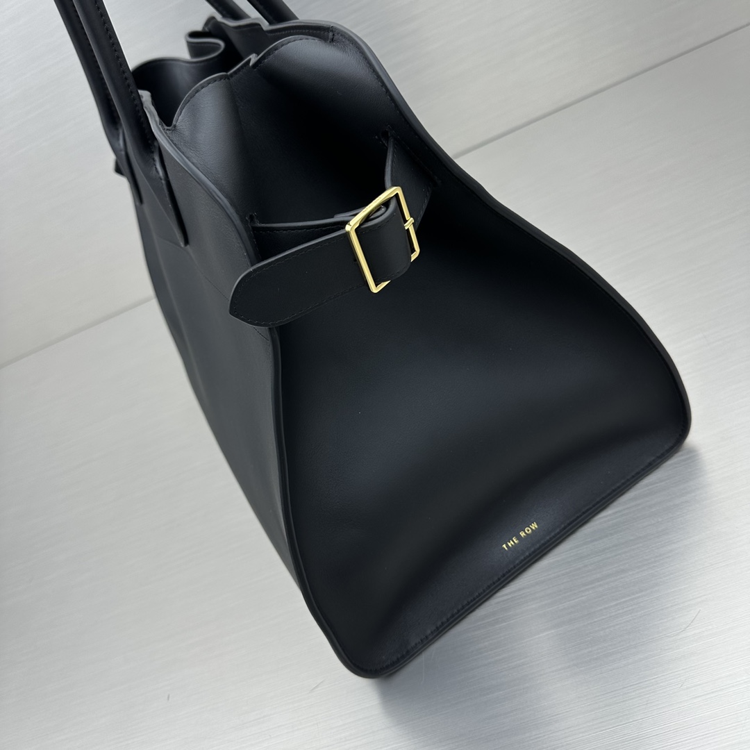 The Row {Large size plain black} High-end expensive goods shipped