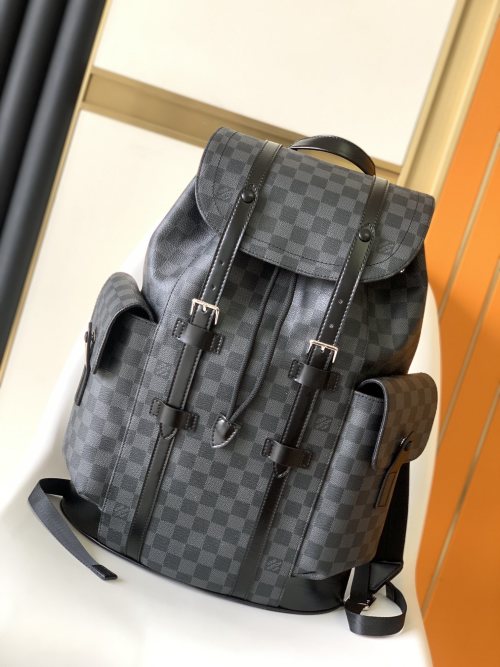 Louis Vuitton Christopher Small Backpack Damier Graphite Canvas - Stylish & Functional 1 Louis Vuitton Christopher Small Backpack Damier Graphite Canvas - Stylish & Functional