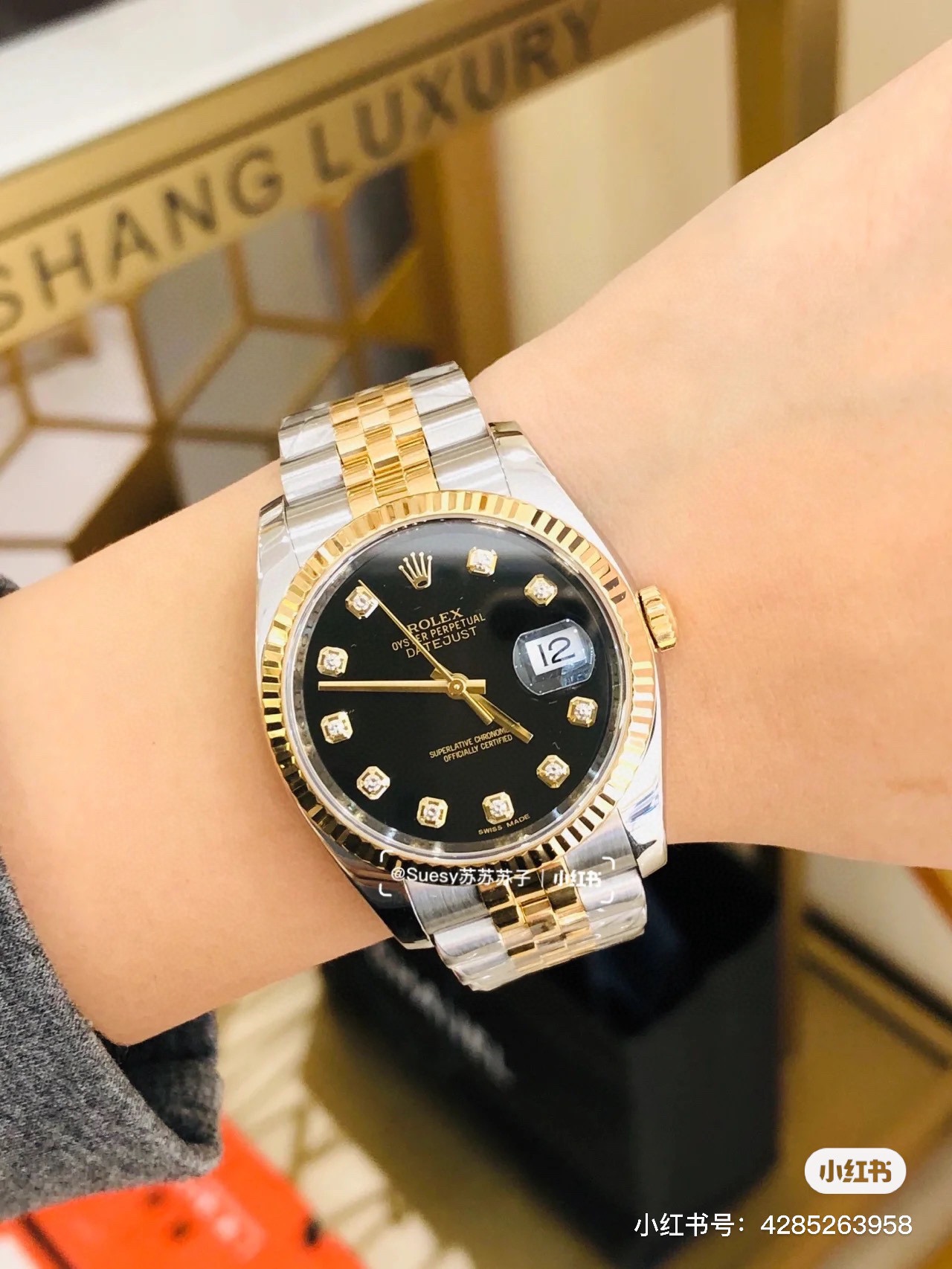 ¡Imagen práctica del Rolex Datejust 36 mm!