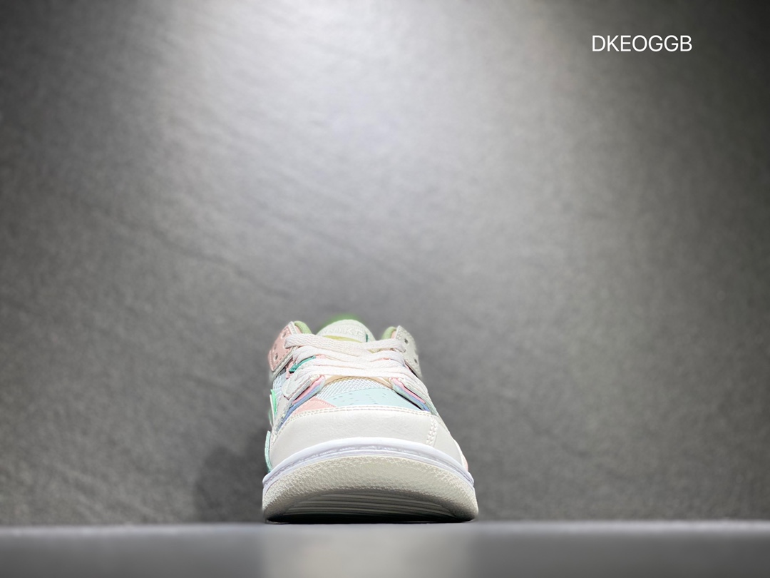 300 Nike Dunk Low Scrap 彩色拼接 浅蓝海玻璃 DM0802-001