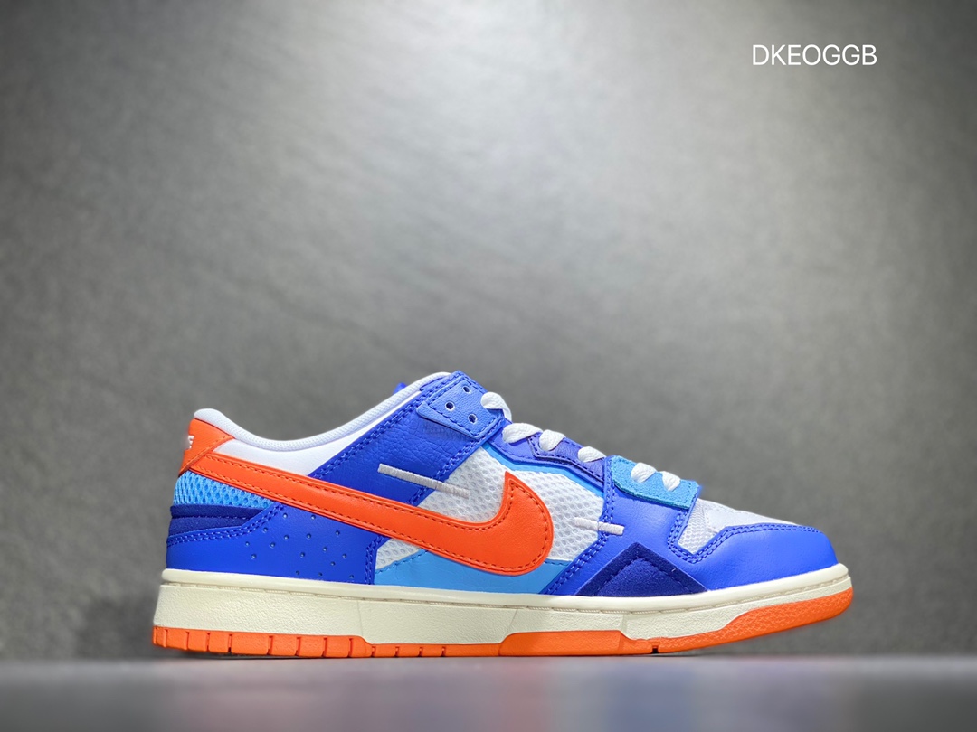 300 Nike Dunk Low Scrap 彩色拼接 浅蓝海玻璃 DM0128-100