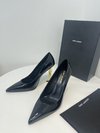 Best Like Yves Saint Laurent Shoes High Heel Pumps Single Layer Rose Cowhide Genuine Leather Patent Fall/Winter Collection