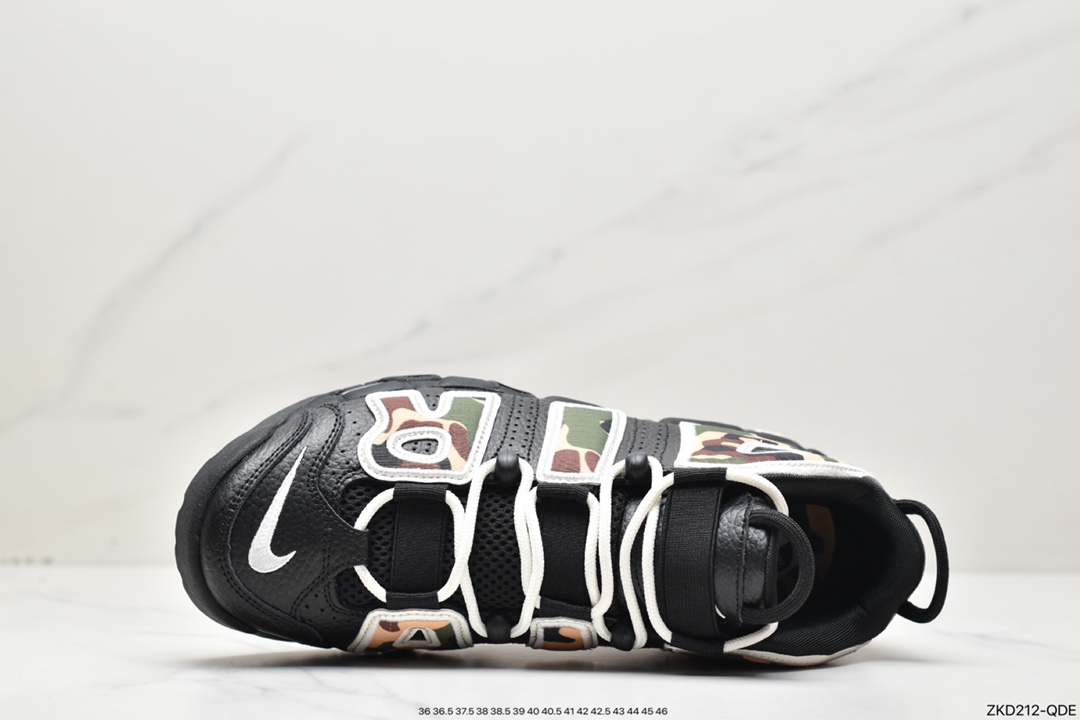 270 Nike Air More Uptempo皮蓬全掌气垫篮球鞋 CJ6122-001