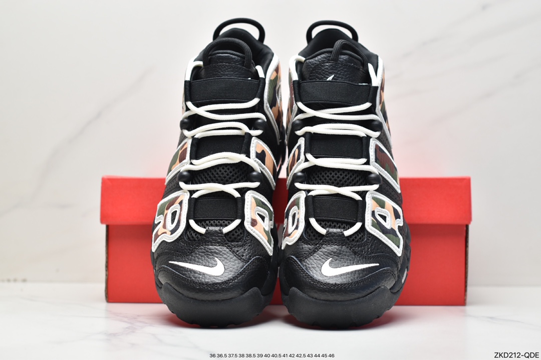 270 Nike Air More Uptempo皮蓬全掌气垫篮球鞋 CJ6122-001