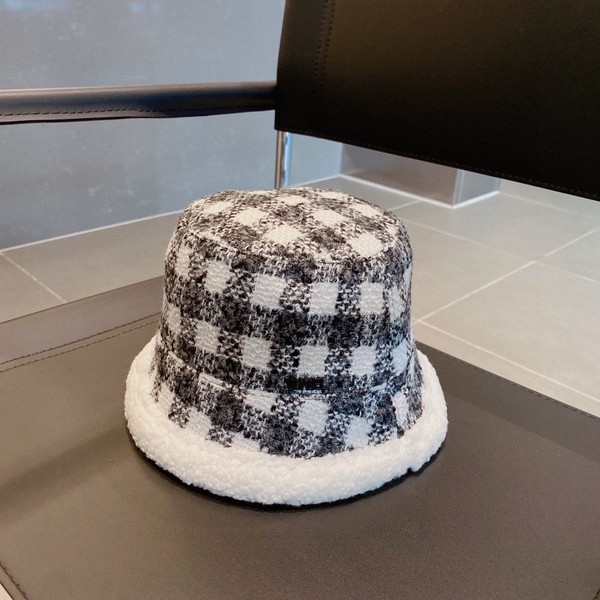 Chanel Hats Bucket Hat Lattice Lambswool Fall/Winter Collection