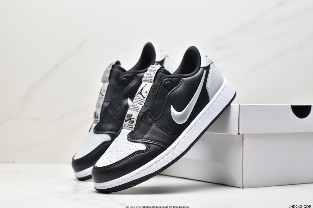 190 Nike Air Jordan 1 Retro Low Slip”Black Toe”迈克尔·乔丹aj1低帮AV3918-102
