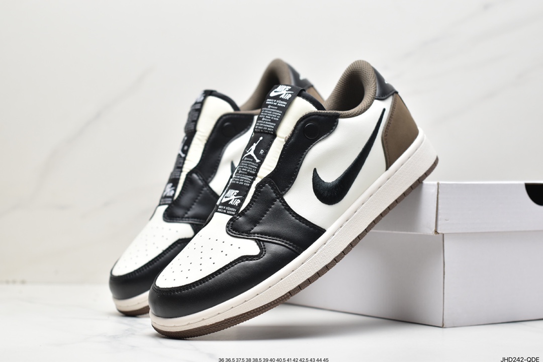 190 Nike Air Jordan 1 Retro Low Slip”Black Toe”迈克尔·乔丹aj1低帮AV3918-102