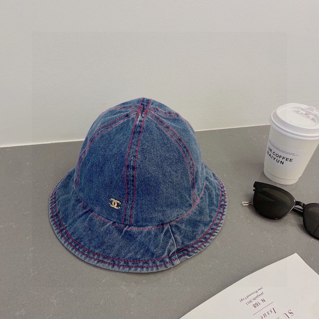 Chanel Fake
 Hats Bucket Hat Splicing
