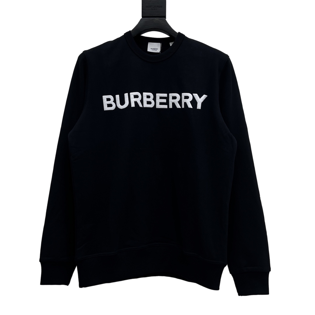 Burberry/巴宝莉 22FW胸前发泡字母圆领卫衣