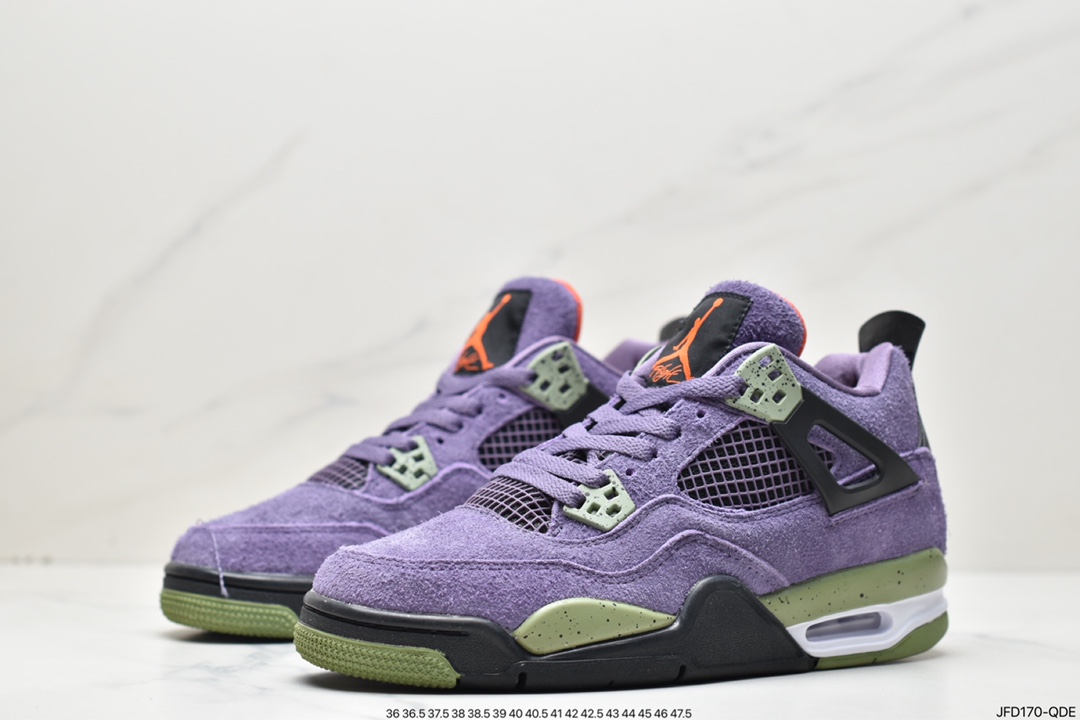 170 耐克Nike Wmns Air Jordan 4 Retro”Canyon Purple”AJ4代中帮AQ9129-500