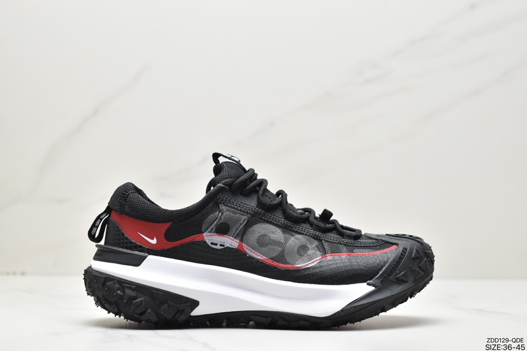 230 NIKE ACG Mountain Fly 2 Low”Black/White/Grey/Red”ACG山脉2代系列低帮DV7903-104
