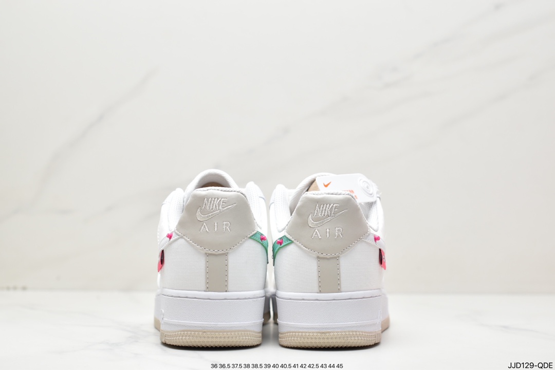 130 Nike Air Force 1 Low 空军一号低帮运动休闲板鞋白粉DX6061-111