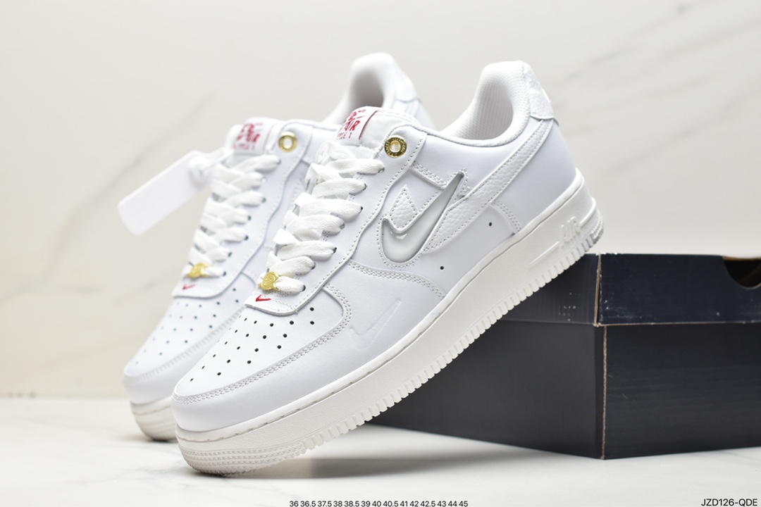 140 Nike Air Force 1 Low '07 PRM 40周年 米色空军一号低帮DQ7664-100