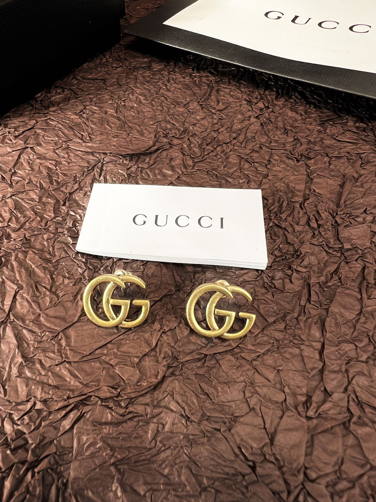Replica 2023 Perfect Luxury
 Gucci Jewelry Earring Yellow Brass