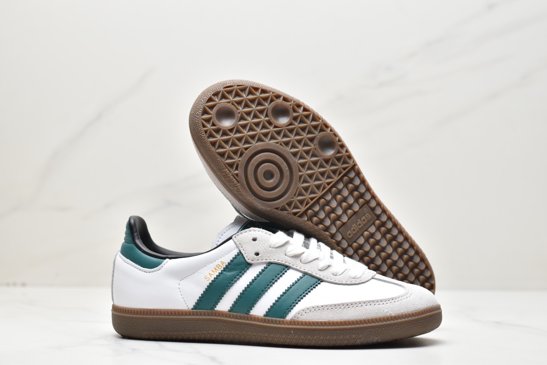 Clover Adidas Originals Samba Vegan OG Samba series gentleman moral training board shoes GY6940