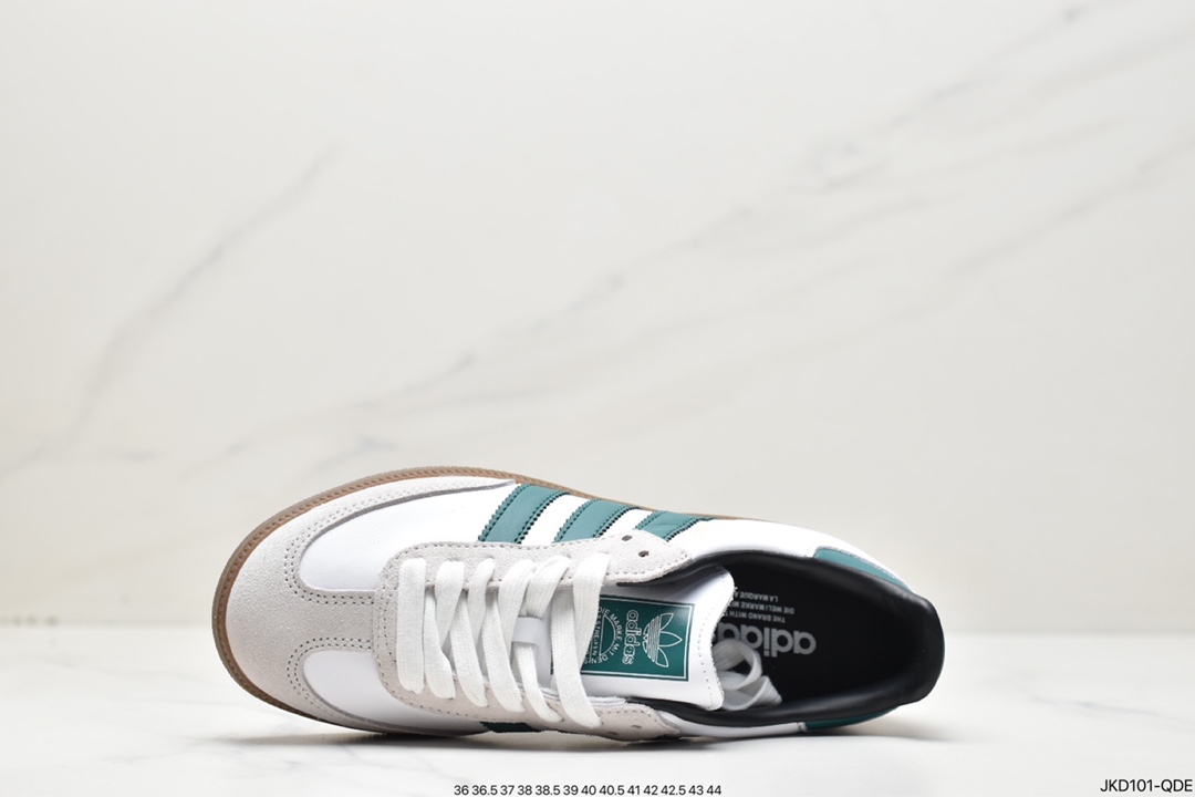 Clover Adidas Originals Samba Vegan OG Samba series gentleman moral training board shoes GY6940