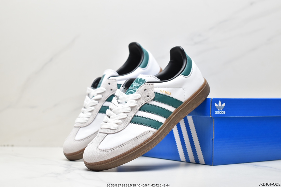 Clover Adidas Originals Samba Vegan OG Samba series gentleman moral training board shoes GY6940