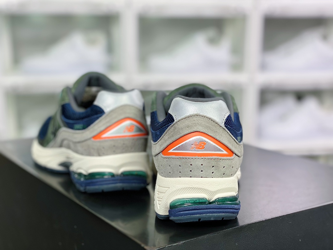 ML2002 Series Retro Daddy Style Casual Sports Jogging Shoes ”Suede Army Green Navy Light Gray Orange” ML2002RF