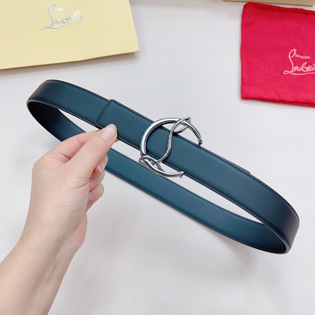 LC Belt with Double-Sided Plate and Button Closure, Various Sizes Available, Euro Pricing - 图片 3
