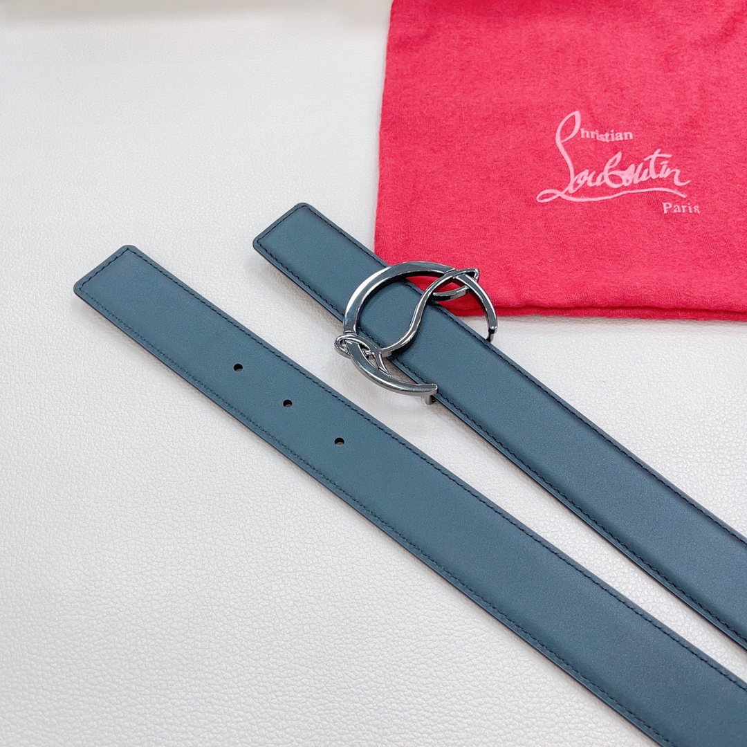 LC Belt with Double-Sided Plate and Button Closure, Various Sizes Available, Euro Pricing - 图片 5