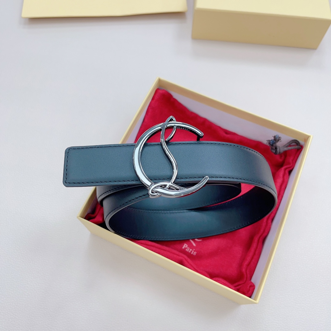 LC Belt with Double-Sided Plate and Button Closure, Various Sizes Available, Euro Pricing