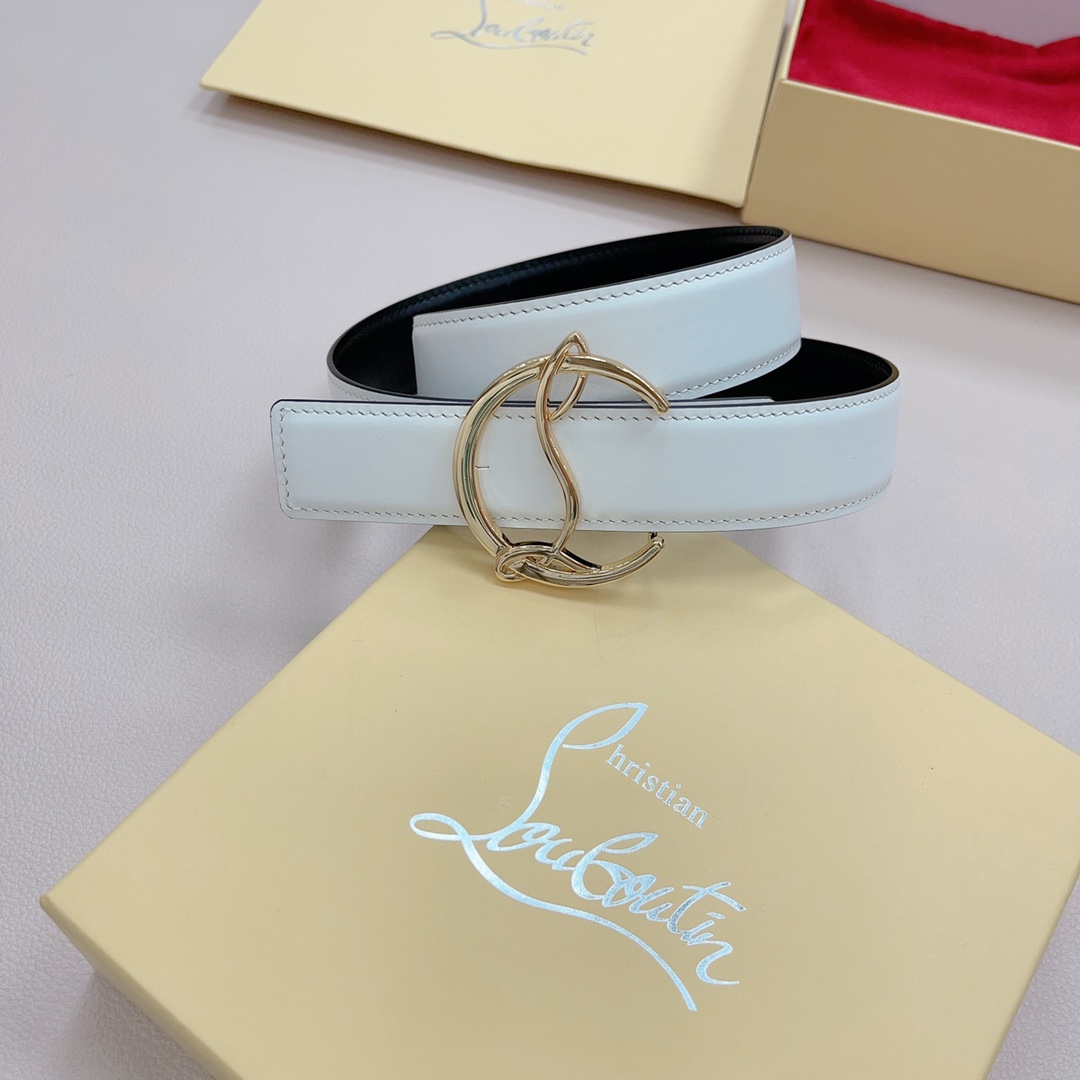 LC Belt with Double-Sided Plate and Original Hardware, Various Sizes Available.