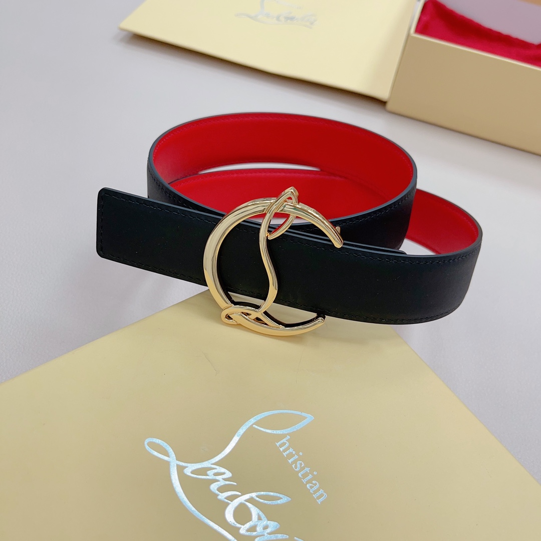 LC Belt with Double-Sided Plate and Button Closure, Various Sizes Available, Original Hardware, Priced at 75.80.85.90.95.100 Euro
