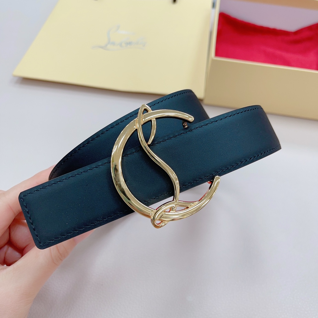 LC Belt with Double-Sided Plate and Button Closure, Various Sizes Available, Original Hardware, Priced at 75.80.85.90.95.100 Euro - 图片 6