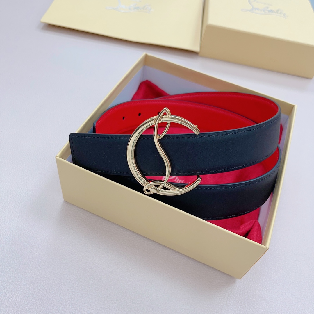 LC Belt with Double-Sided Plate and Button Closure, Various Sizes Available, Original Hardware, Priced at 75.80.85.90.95.100 Euro - 图片 7