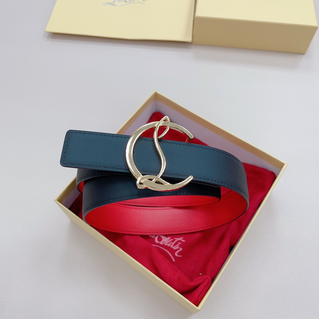 LC Belt with Double-Sided Plate and Button Closure, Various Sizes Available, Original Hardware, Priced at 75.80.85.90.95.100 Euro - 图片 3