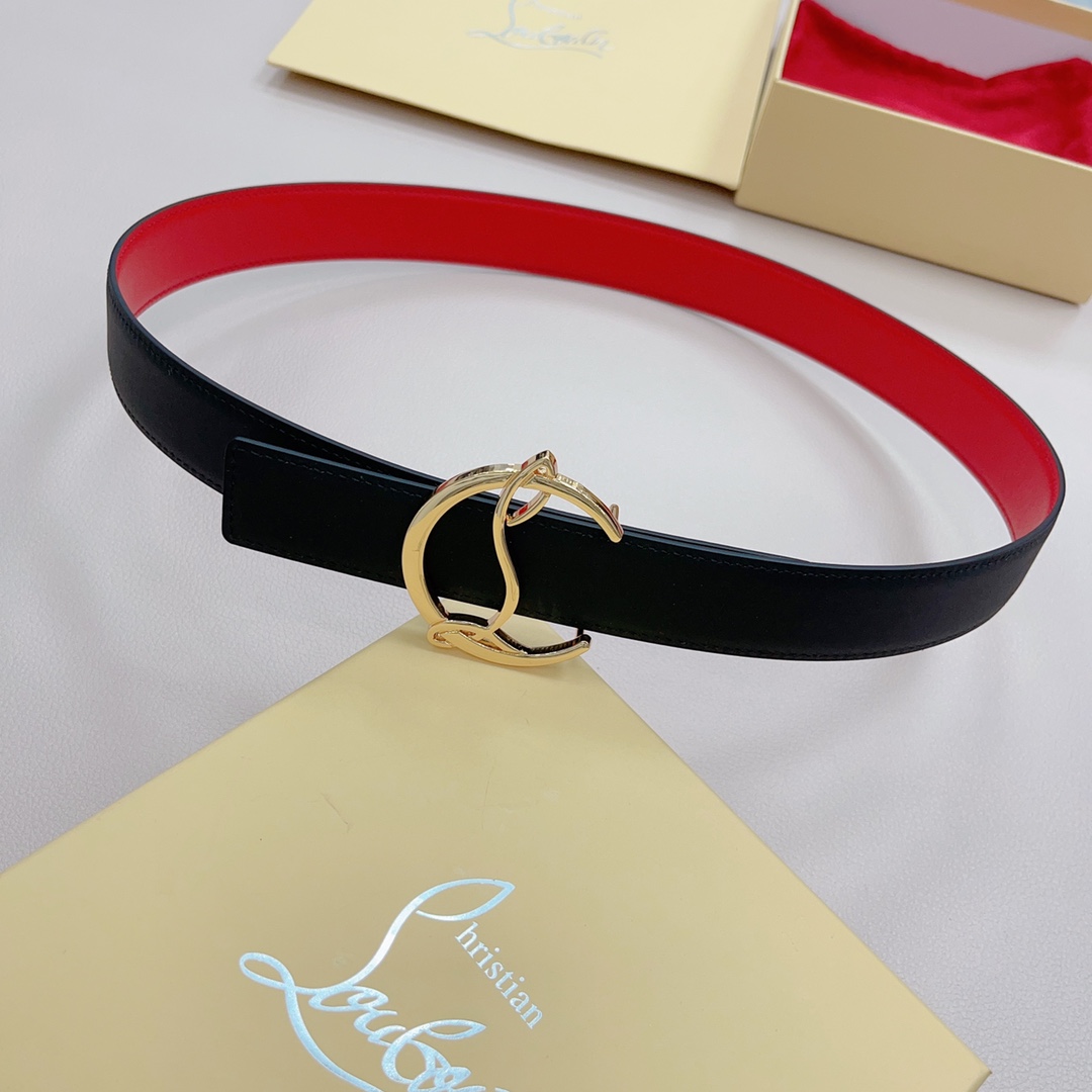 LC Belt with Double-Sided Plate and Button Closure, Various Sizes Available, Original Hardware, Priced at 75.80.85.90.95.100 Euro - 图片 4
