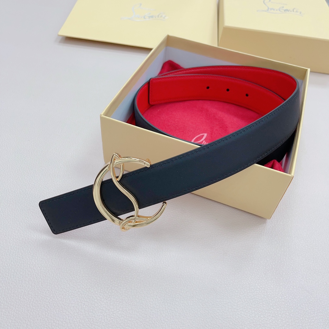 LC Belt with Double-Sided Plate and Button Closure, Various Sizes Available, Original Hardware, Priced at 75.80.85.90.95.100 Euro - 图片 8