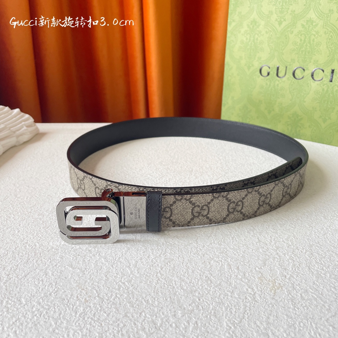 Gucci新品一面经典印花另一面进口