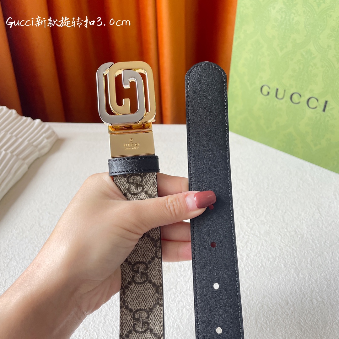 Gucci新品一面经典印花另一面进口