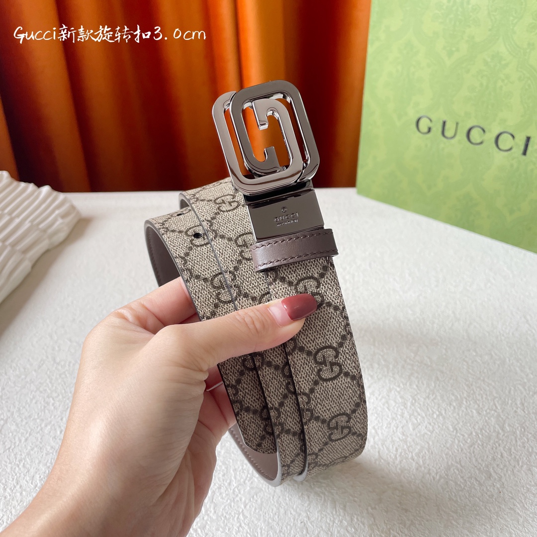 Gucci新品一面经典印花另一面进口