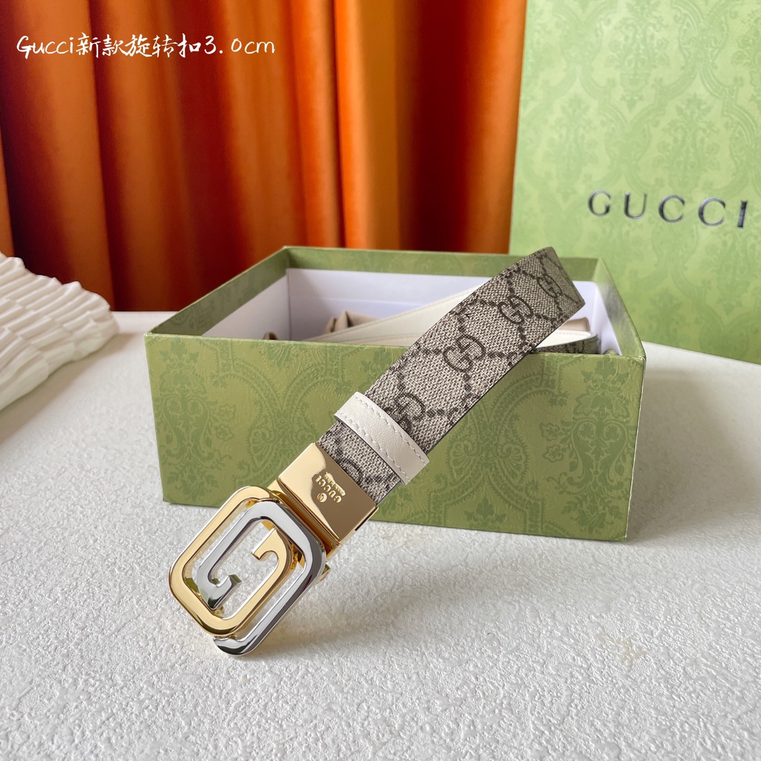 Gucci新品一面经典印花另一面进口