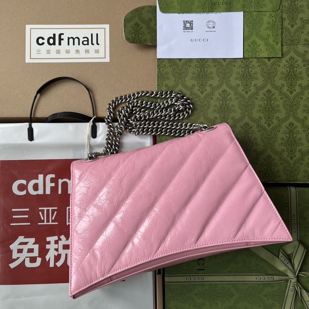 原厂皮配Cdfmall三亚免税店手提袋来自巴黎世家22年秋冬系列Crush气场强大的实用型大包包强势回归