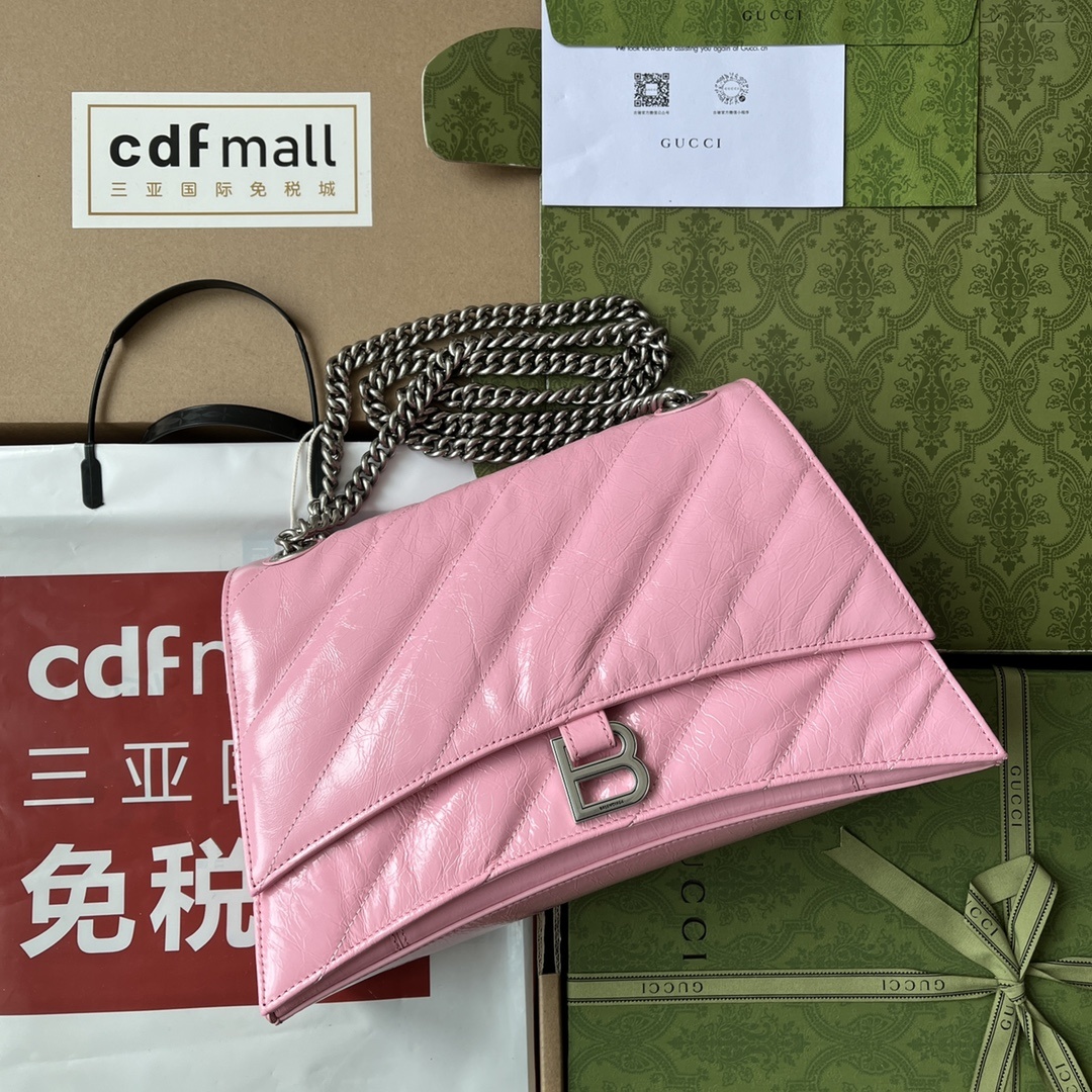 原厂皮配Cdfmall三亚免税店手提袋来自巴黎世家22年秋冬系列Crush气场强大的实用型大包包强势回归