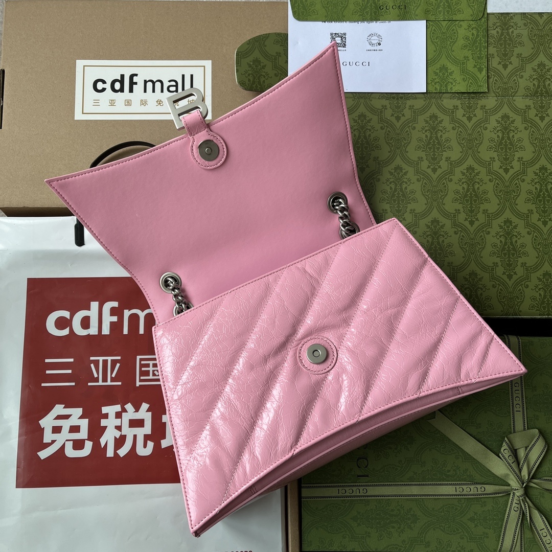 原厂皮配Cdfmall三亚免税店手提袋来自巴黎世家22年秋冬系列Crush气场强大的实用型大包包强势回归