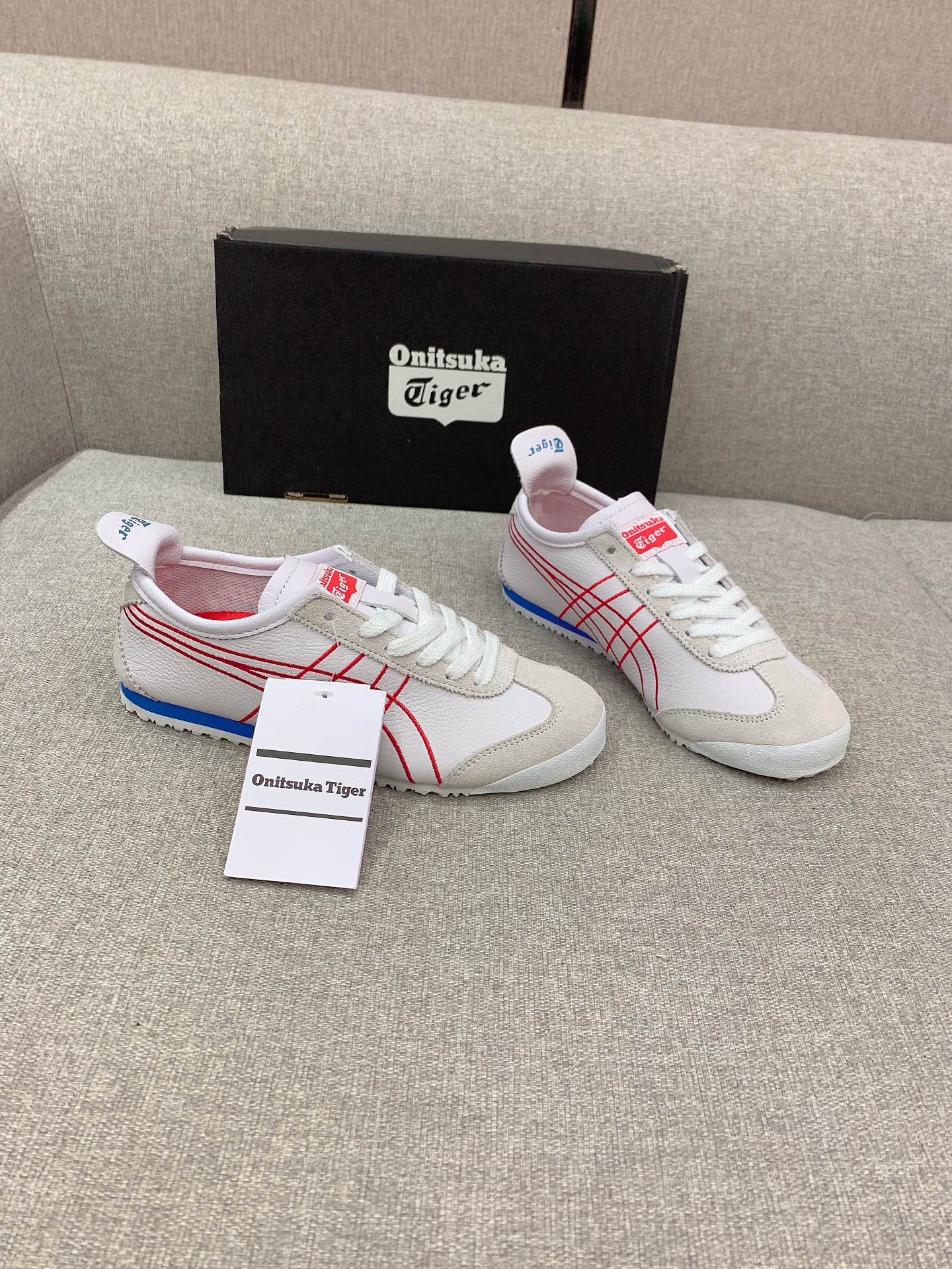 New Onitsuka Tiger Recreational Sneakers for Couples, Age 36-44, with Negative Impact - 图片 2