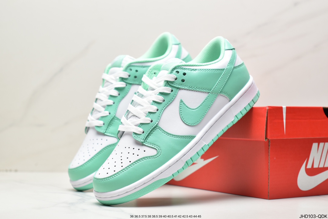 190 耐克Nike SB Dunk Low Pro 复古低帮头层皮休闲运动滑板板鞋DD1503-105