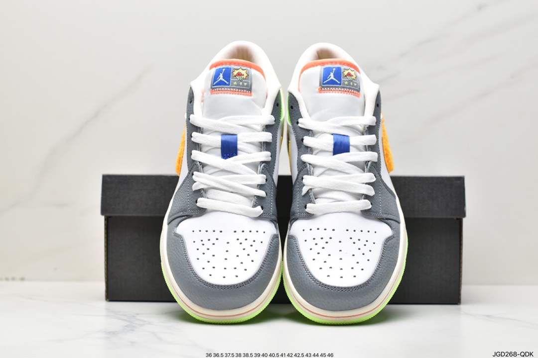 180 耐克Nike Air Jordan Retro 1 Low GS”Electric Green”AJ1低帮FB1835-181