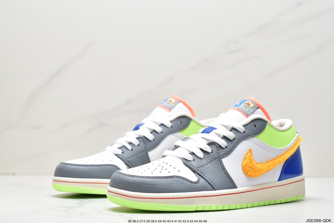 180 耐克Nike Air Jordan Retro 1 Low GS”Electric Green”AJ1低帮FB1835-181